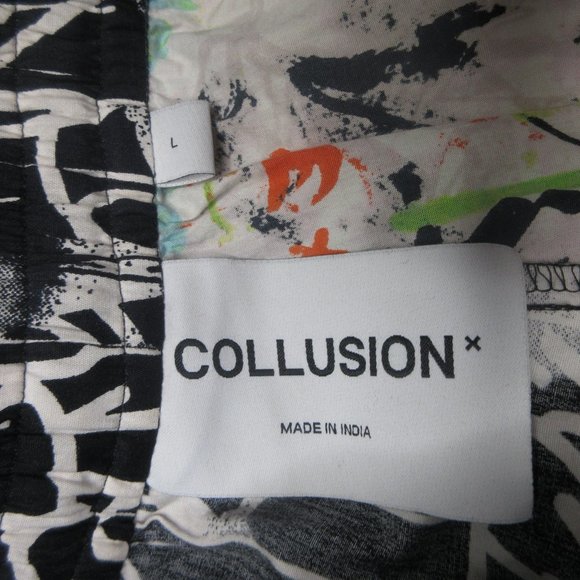 Collusion Unisex Graffiti Print pants - Picture 2 of 9